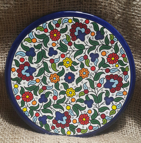 Code: 0006 -CERAMIC HANGING PLATE, 13 CM